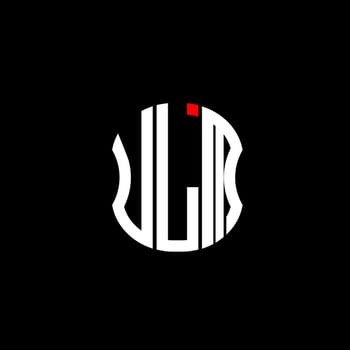 ULM letter logo abstract creative design. ULM unique design vector