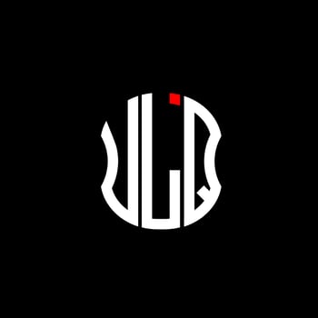 ULQ letter logo abstract creative design. ULQ unique design vector