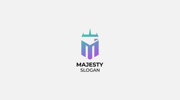 Majesty is a classic and luxurious letter M logo design vector