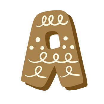 Christmas Alphabet letter png