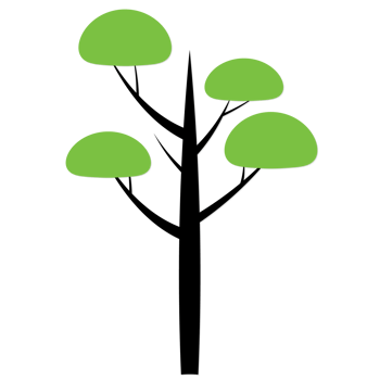tree cartoon design png