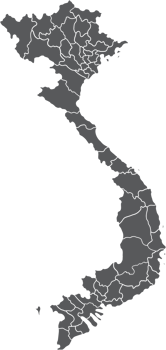 doodle freehand drawing of vietnam map. png