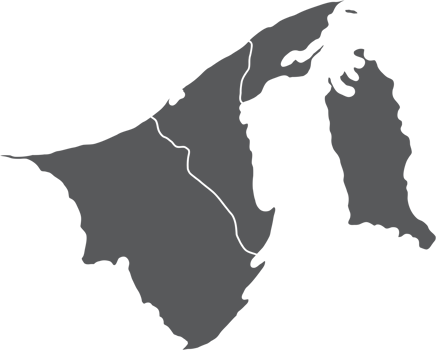 doodle freehand drawing of brunei map. png