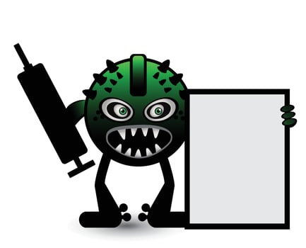 Monster Banner illustration vector