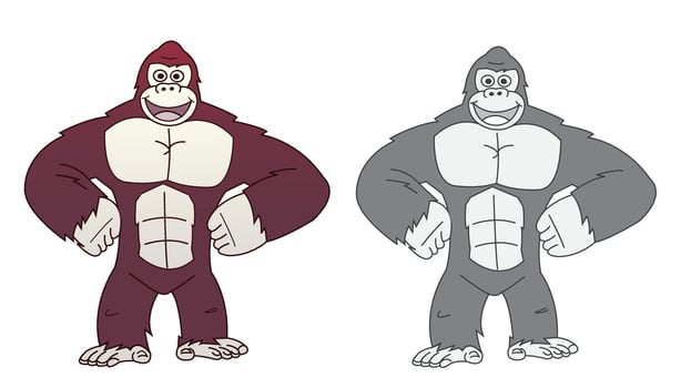 Gorilla vector illustration