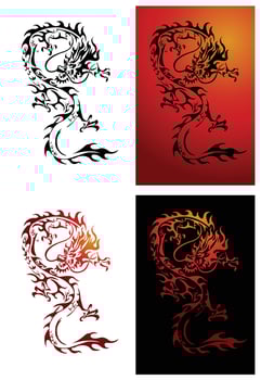 Dragon Illustrator vector