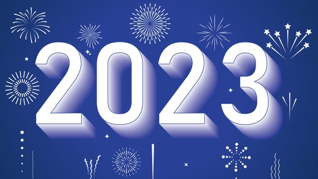 Celebration Festival New Year Eve Holiday New Year Eve New Year's Day 2023 vector