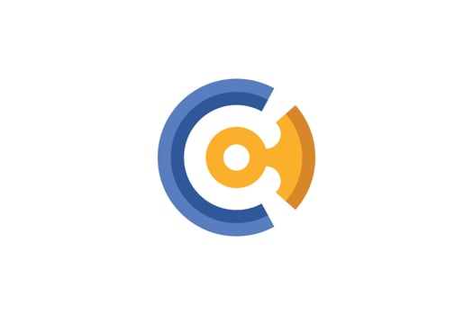 Letter O Colorful Logo vector