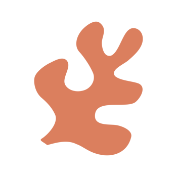 Cute oak leaf illustration in naive art design style for nature ornament png