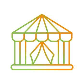 Circus Tent Vector Icon