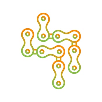 Cycle Chain Vector Icon