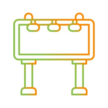 Road Banner Vector Icon