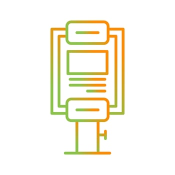 City Poster Vector Icon