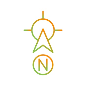North Vector Icon