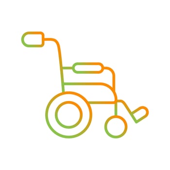 Wheel Chair Vector Icon