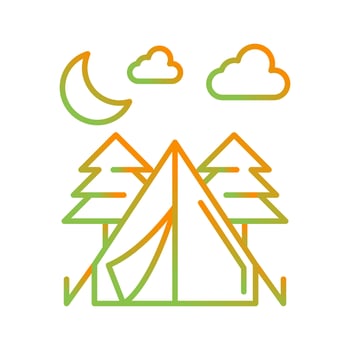 Tent Vector Icon