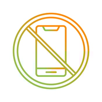 No Cell Phone Vector Icon