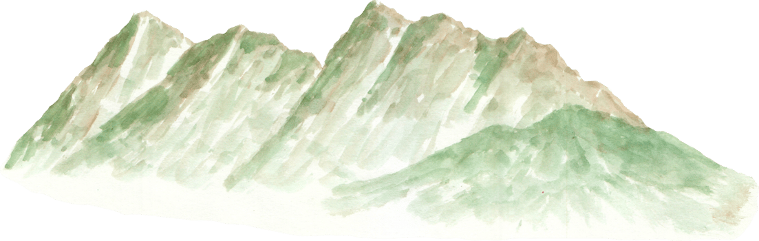 watercolor mountain landscape png