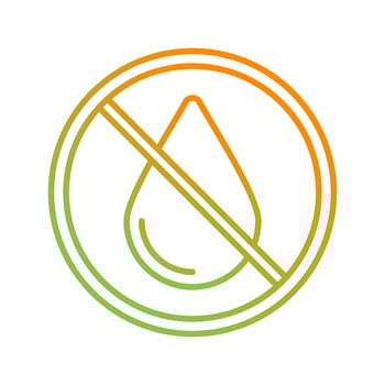 No Water Vector Icon