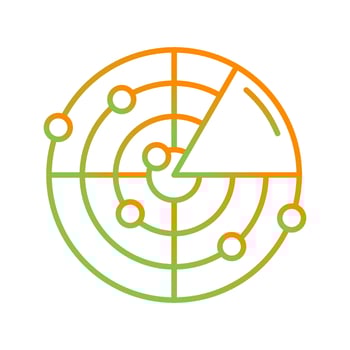 Radar Vector Icon