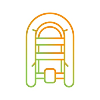 Inflatable Boat Vector Icon