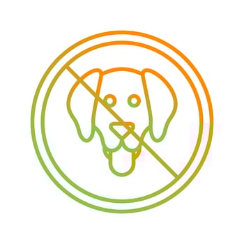 No Pets Allowed Vector Icon