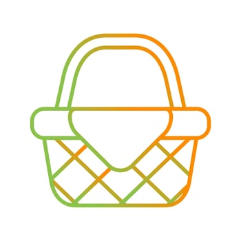 Picnic Basket Vector Icon