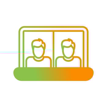 Online Class Vector Icon