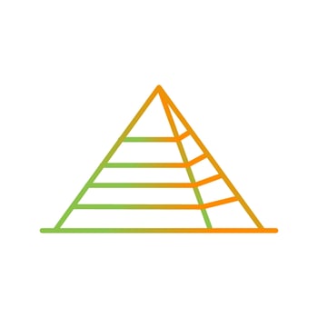 Pyramid Vector Icon