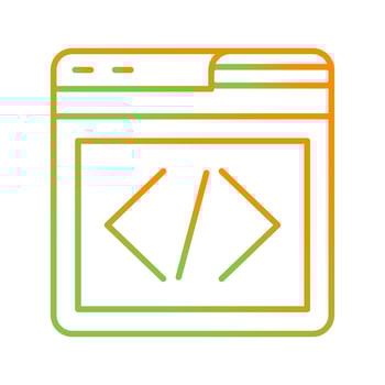 Web Programing Vector Icon