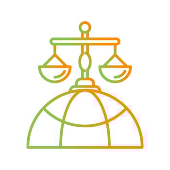 International Law Vector Icon