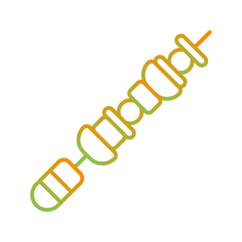 Skewers Vector Icon