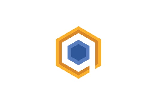 Initial Letter Q Modern vector