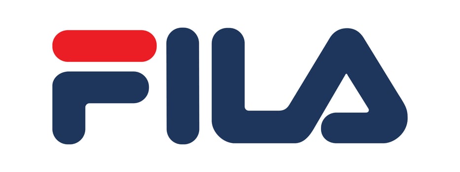 Fila logo on transparent background vector