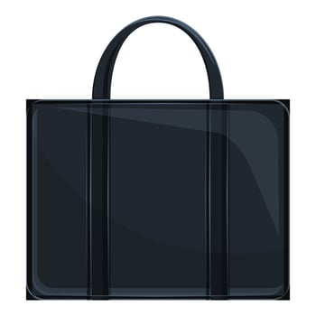 Job briefcase icon, cartoon style vector
