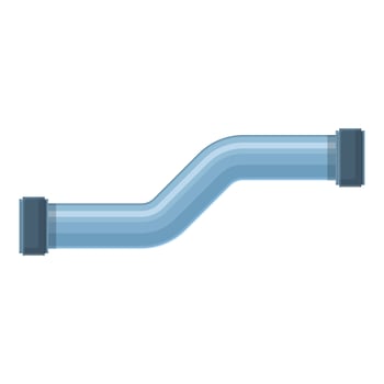 Pool pipe icon, cartoon style vector
