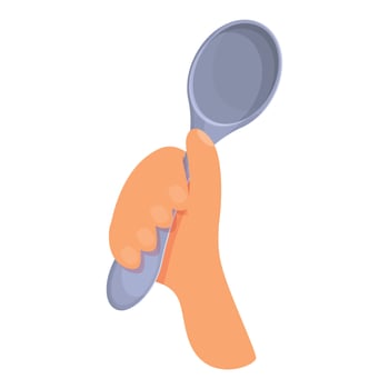 Kitchen tool icon, cartoon style vector