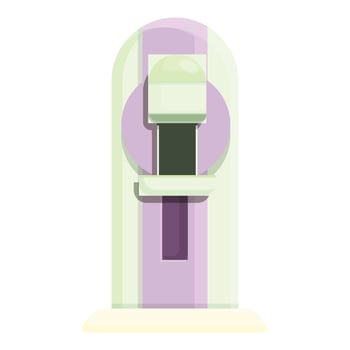 Medical mammography machine icon cartoon vector. Breast mammogram vector
