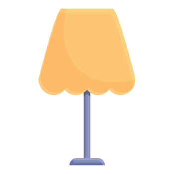 Night lamp icon cartoon vector. Electric light vector