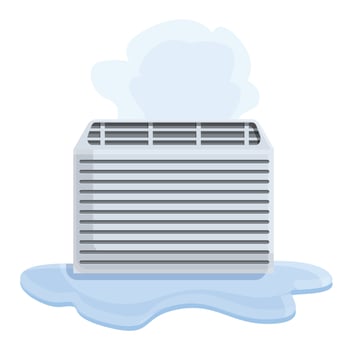 Change air conditioner filter icon cartoon vector. House service vector