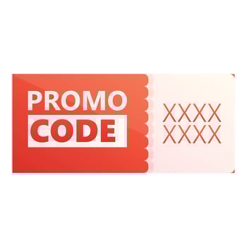 Qr promo code icon cartoon vector. Money ticket vector