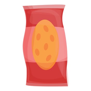 Cookies icon cartoon vector. Homemade food vector