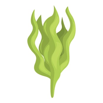 Sea algae icon cartoon vector. Alga plant vector
