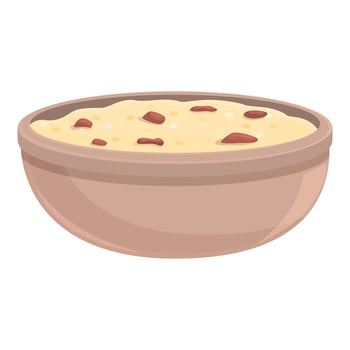 Caribbean soup icon cartoon vector. Food plate vector