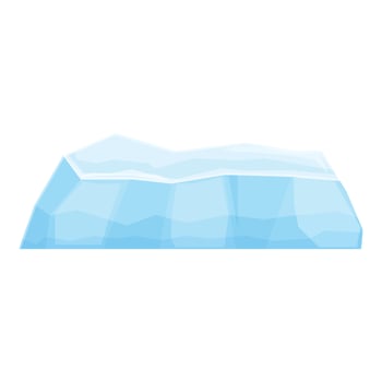 Arctic iceberg icon cartoon vector. Ice berg vector