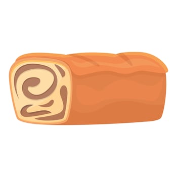 Romanian candy roll icon cartoon vector. Romania map vector