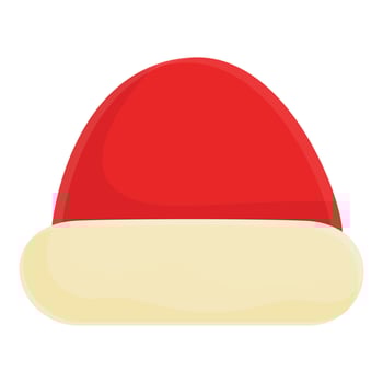 Santa hat icon cartoon vector. Christmas hat vector