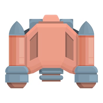 Science jetpack icon cartoon vector. Space astronaut vector