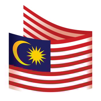 Greeting flag icon cartoon vector. Freedom day vector