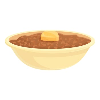 Herb buckwheat icon cartoon vector. Cereal plant vector